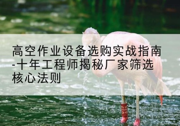 崇仁剪叉式升降机厂家-高空作业设备选购实战指南-十年工程师揭秘厂家筛选核心法则